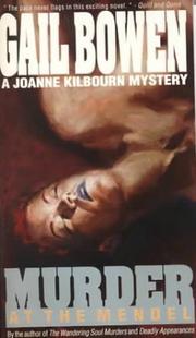 Front cover of Murder at the Mendel by Gail Bowen