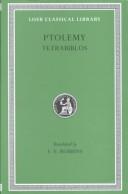 Cover of Tetrabiblos by Ptolemy
