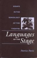 Front cover of Languages of the stage by Patrice Pavis