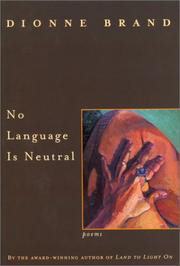 Cover of No Language is Neutral by Dionne Brand