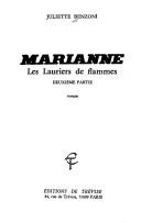 Front cover of Marianne by Juliette Benzoni