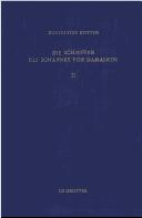 Front cover of Die Schriften des Johannes von Damaskos by Laurence Gardner