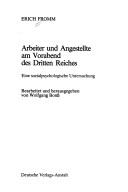 Front cover of Arbeiter und Angestellte am Vorabend des Dritten Reiches by Erich Fromm