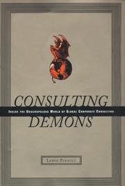 Cover of Consulting Demons by Lewis Pinault