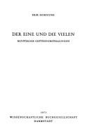 Cover of Der Eine und die Vielen by Erik Hornung