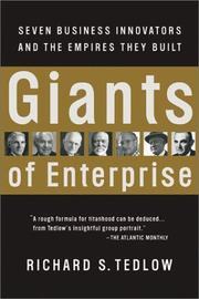 Front cover of Giants of Enterprise by Richard S. Tedlow