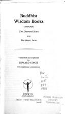 Front cover of Buddhist wisdom books, containing the Diamond Sutra and the Heart Sutra by Edward Conze