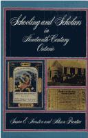 Front cover of Schooling and scholars in nineteenth-century Ontario by Susan E. Houston