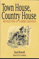 Front cover of Town house, country house by Hazel Boswell