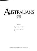 Cover of Australians by F. K. Crowley