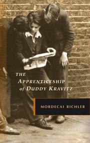 Front cover of The Apprenticeship of Duddy Kravitz by Mordecai Richler