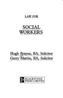 Cover of Law for social workers by Hugh Brayne