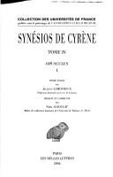 Cover of Synésios de Cyréne by Synesius of Cyrene, Bishop of Ptolemais