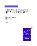 Cover of The national education goals report by United States. National Education Goals Panel.