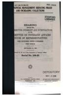 Front cover of VA financial management by United States. Congress. House. Committee on Veterans' Affairs. Subcommittee on Oversight and Investigations