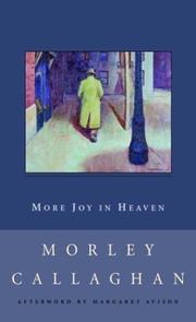 Cover of More Joy in Heaven by Morley Callaghan