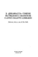 Front cover of Il "Fierabraccia comense" fra preziosità umanistiche e antico dialetto lombardo by Unknown