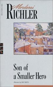 Front cover of Son of a smaller hero by Mordecai Richler