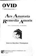 Front cover of Selections from "Ars Amatoria" & "Remedia Amoris" by Ovid