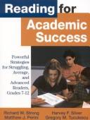 Front cover of Reading for academic success by Richard W. Strong