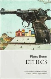 Front cover of Ethics (Fundamentals of Philosophy) by Piers Benn