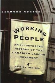Cover of Working people by Desmond Morton