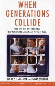 Cover of When generations collide by Lynne C. Lancaster