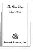 Cover of The River Niger by Walker, Joseph A.
