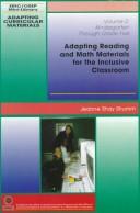 Front cover of Adapting Reading and Math Materials for the Inclusive Classroom by Jeanne Shay Schumm