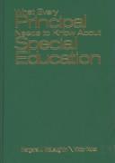 Front cover of What every principal needs to know about special education by Margaret J. McLaughlin