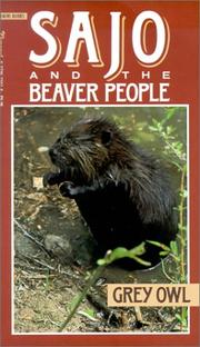 Front cover of Sajo and the beaver people by Grey Owl