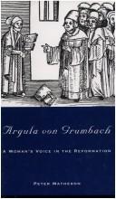 Cover of Argula von Grumbach by Peter Matheson