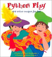 Cover of Python play and other recipes for fun by Robert Heidbreder