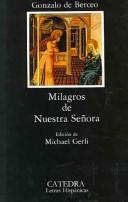 Front cover of Milagros de Nuestra Señora by Berceo, Gonzalo de