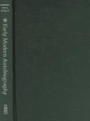 Front cover of Early modern autobiography by Ronald Bedford