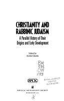 Front cover of Christianity and rabbinic Judaism by Hershel Shanks