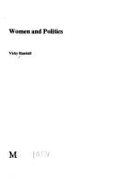 Front cover of Women and politics by Vicky Randall