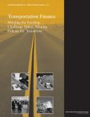 Front cover of Transportation finance by National Conference on Transportation Finance (3rd. 2002 Chicago, IL.)