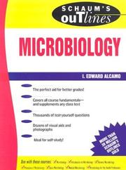 Front cover of Schaum's outline of theory and problems of microbiology by I. Edward Alcamo