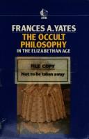 Cover of The occult philosophy in the Elizabethan age by Frances Amelia Yates