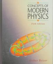 Front cover of Concepts of modern physics by Arthur Beiser