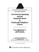 Front cover of Government Spending and Nonprofit Sector in Pittsburgh/Allegheny County by James C. Musselwhite