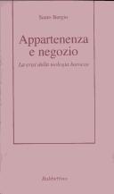 Cover of Appartenenza e negozio by Santo Burgio