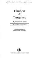 Front cover of Lettres inedites a Tourgueneff by Gustave Flaubert