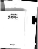Front cover of Andrés Quimbisa by María del Carmen Muzio