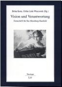 Front cover of Vision und Verantwortung by Britta Konz