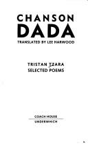 Cover of Chanson Dada by Tristan Tzara