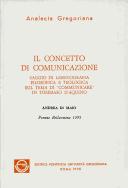 Front cover of Il concetto di comunicazione by Andrea Di Maio