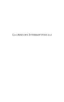 Front cover of La crise des intermittent-e-s by Kalliopi Papadopoulos
