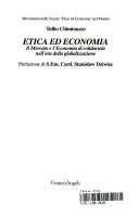Front cover of Etica ed economia by Tullio Chiminazzo